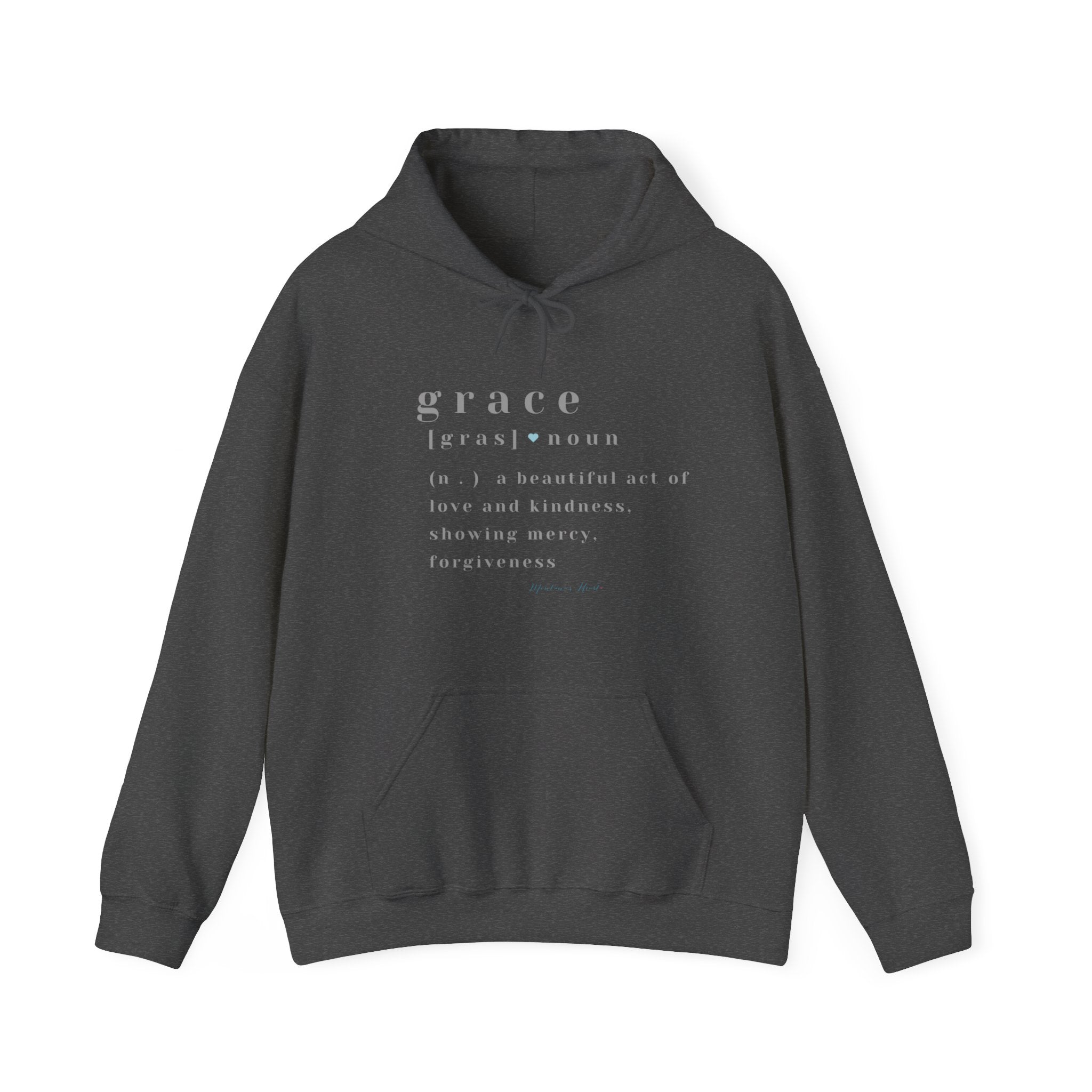 Grace a beautiful act of love and kindness, Ladies hooded sweatshirt