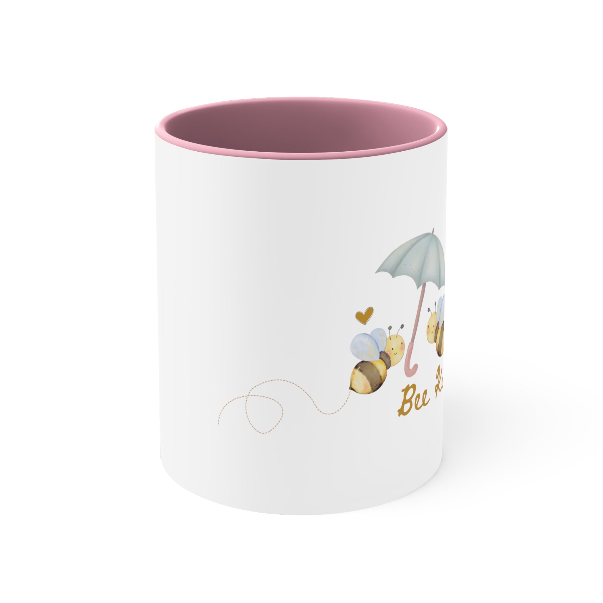 Bee Kind 2 tone Accent Coffee Mug, 11oz