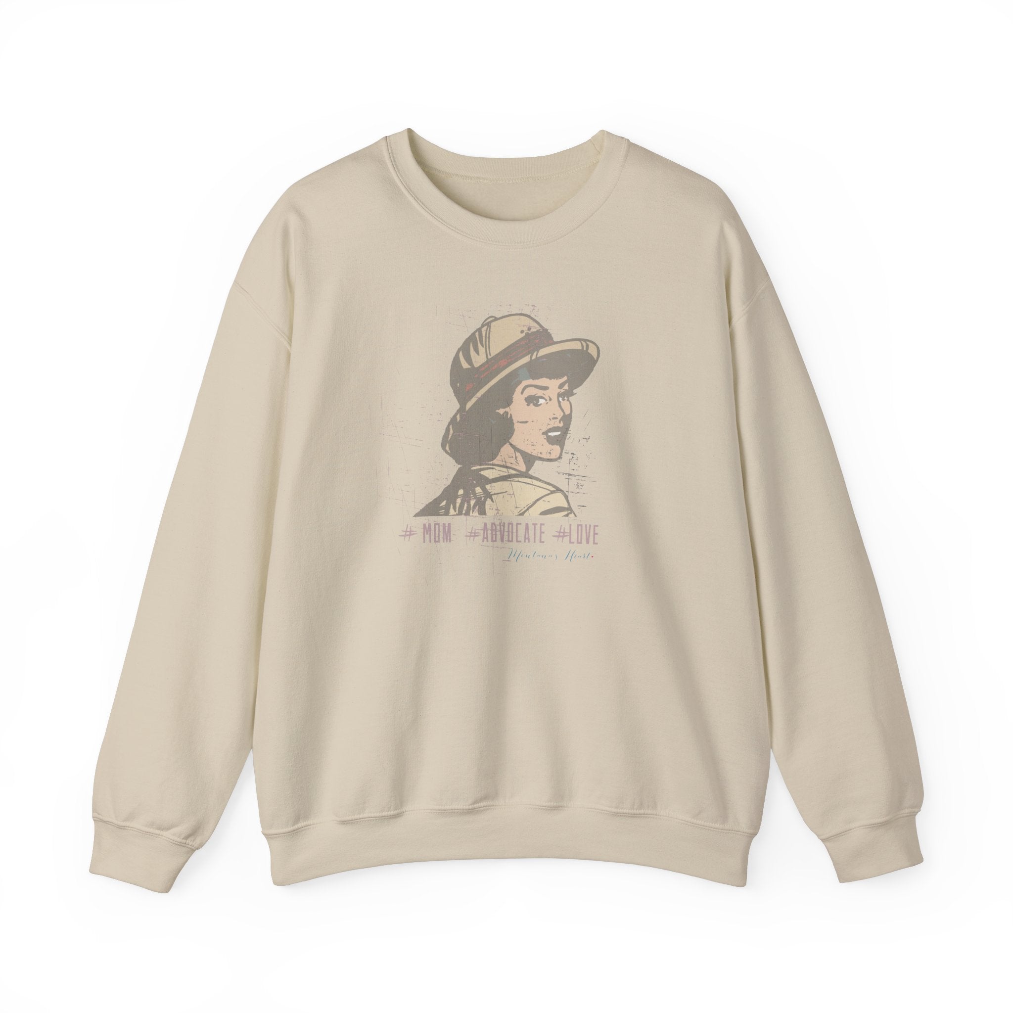 Advocate Mom vintage inspired sweatshirt, ladies sweatshirt unisex