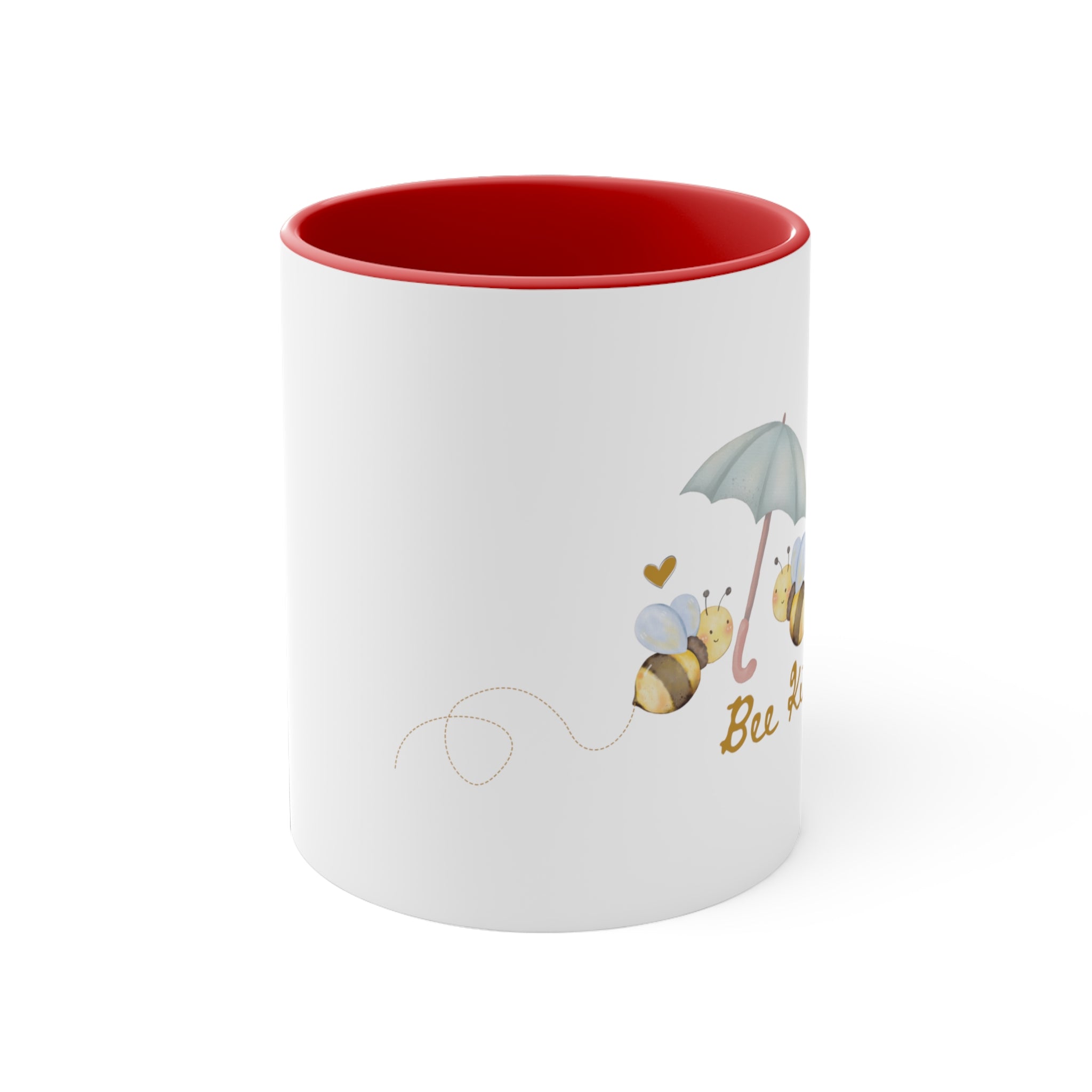 Bee Kind 2 tone Accent Coffee Mug, 11oz