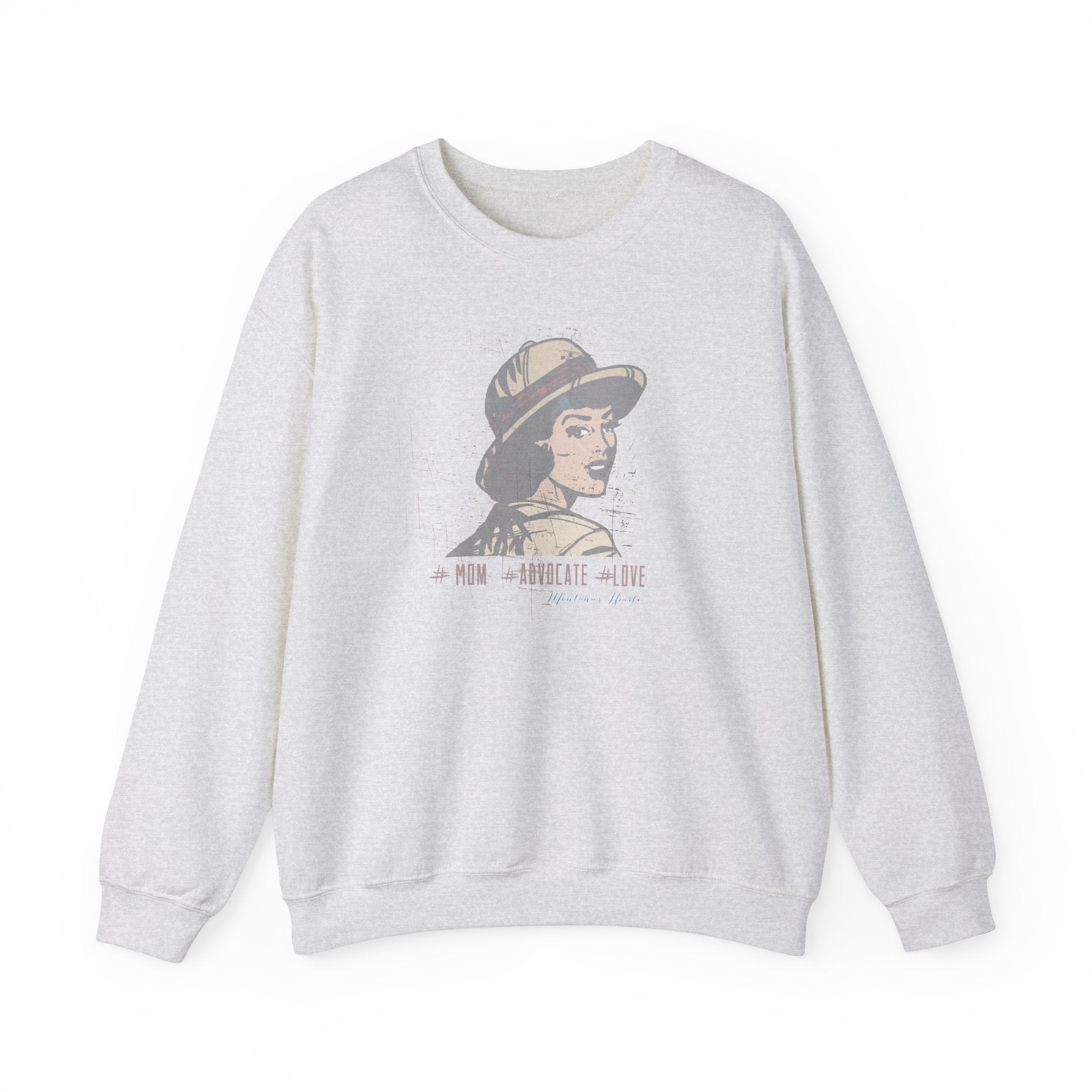 Advocate Mom vintage inspired sweatshirt, ladies sweatshirt unisex