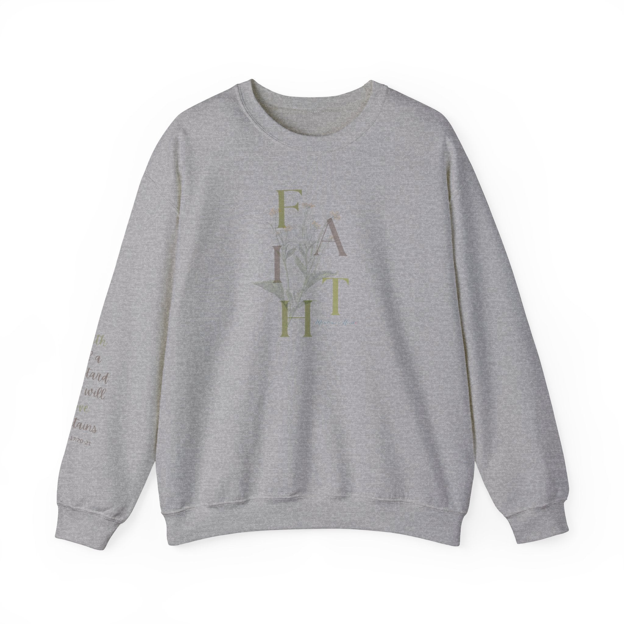 Faith of a mustard seed will move mountains Ladies sweatshirt