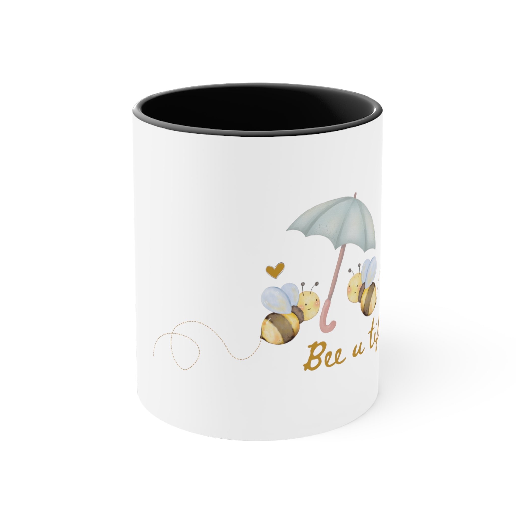 Bee u tiful bumble bee Accent Coffee Mug, 11oz