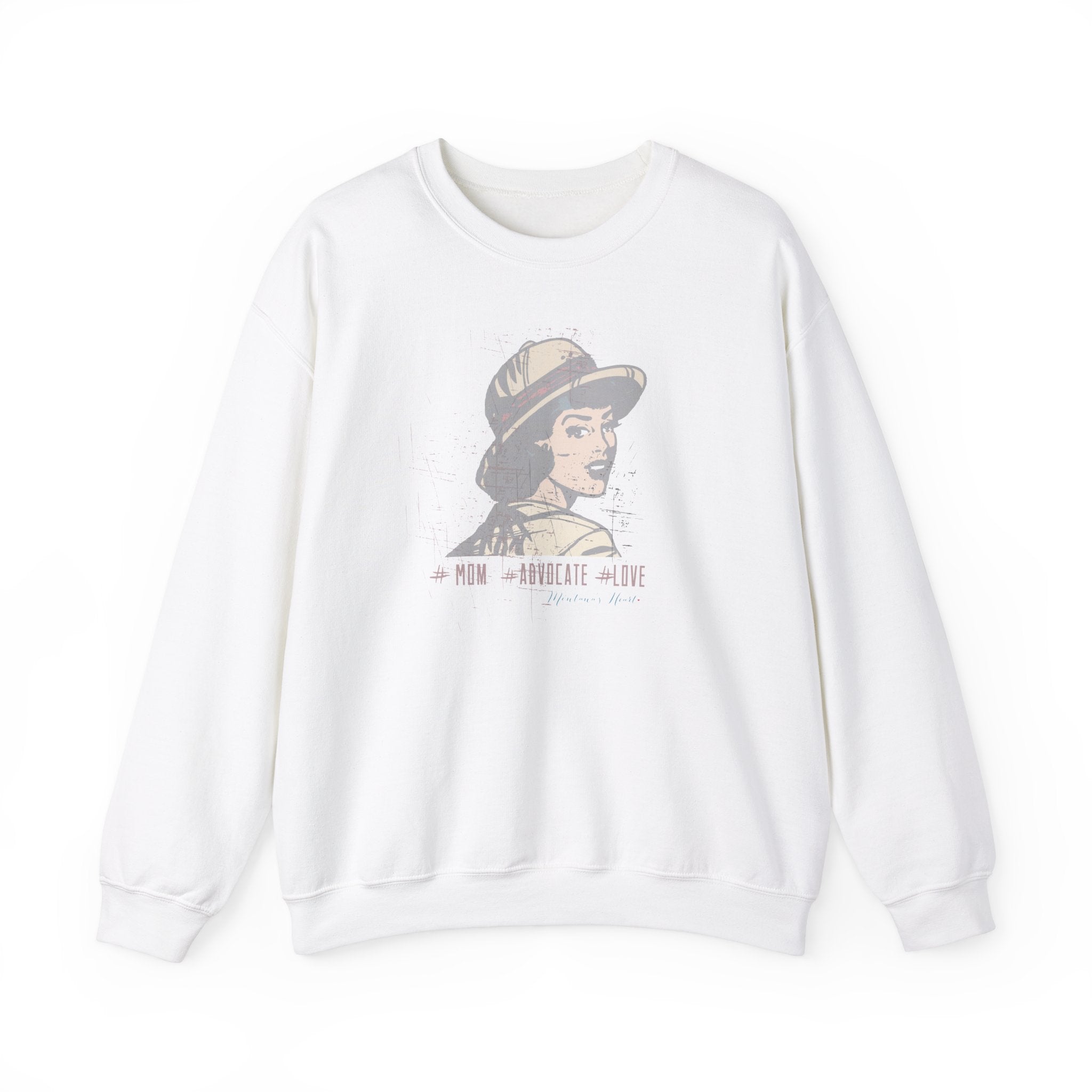 Advocate Mom vintage inspired sweatshirt, ladies sweatshirt unisex