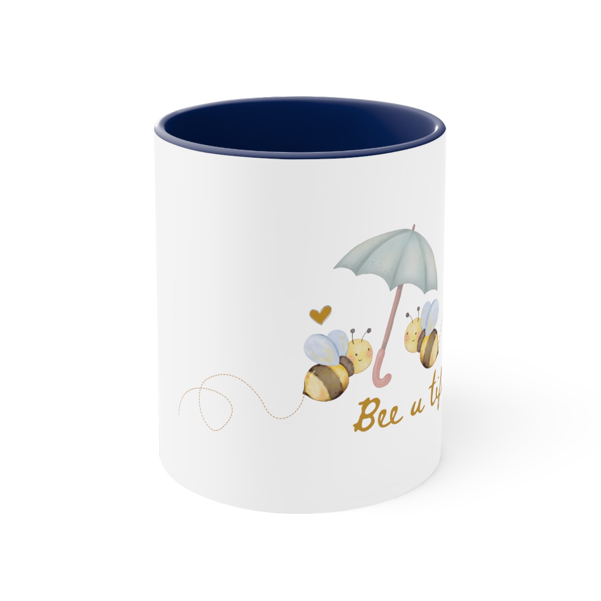 Bee u tiful bumble bee Accent Coffee Mug, 11oz