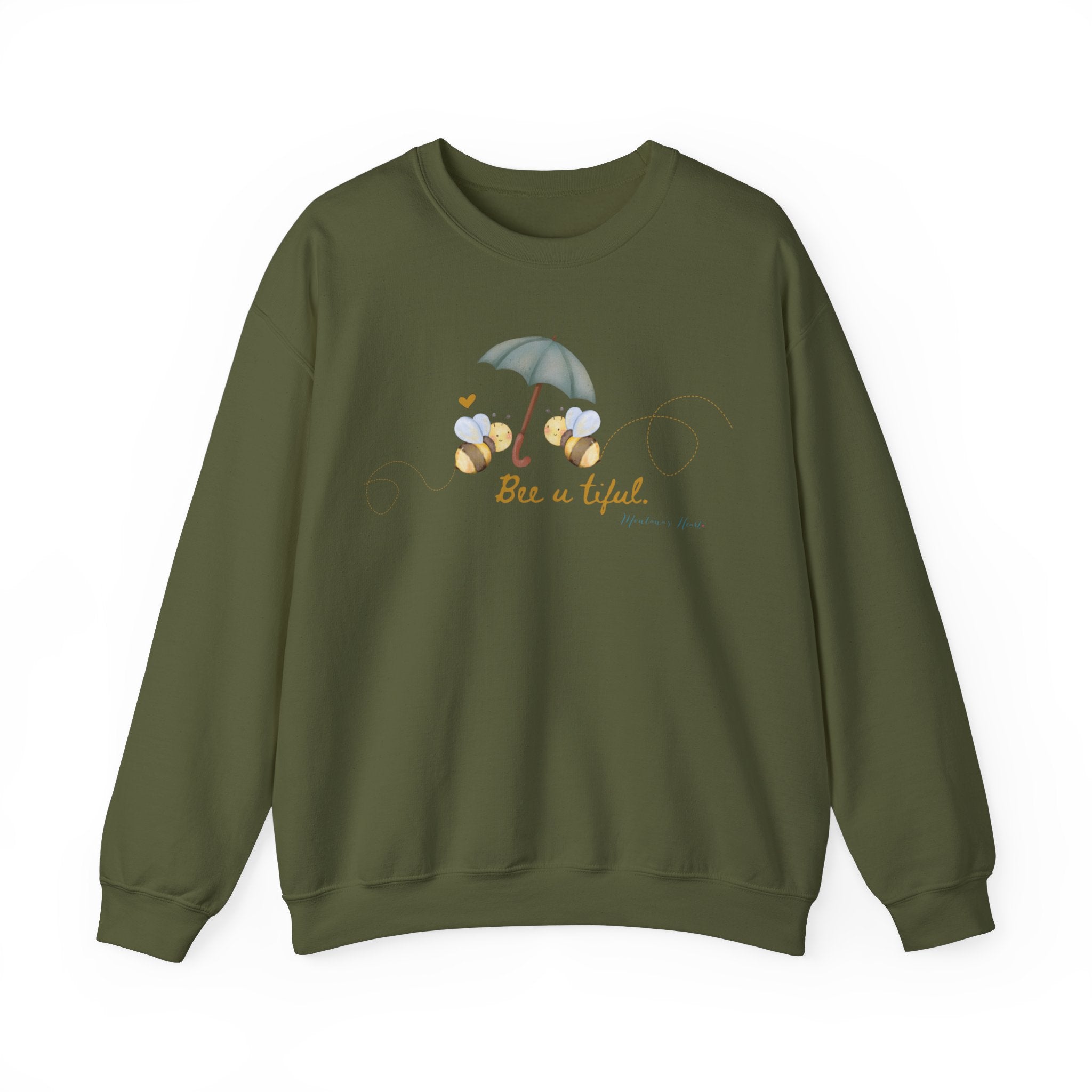 Bee u tiful ladies bumblebee sweatshirt, Ladies unisex sweatshirt