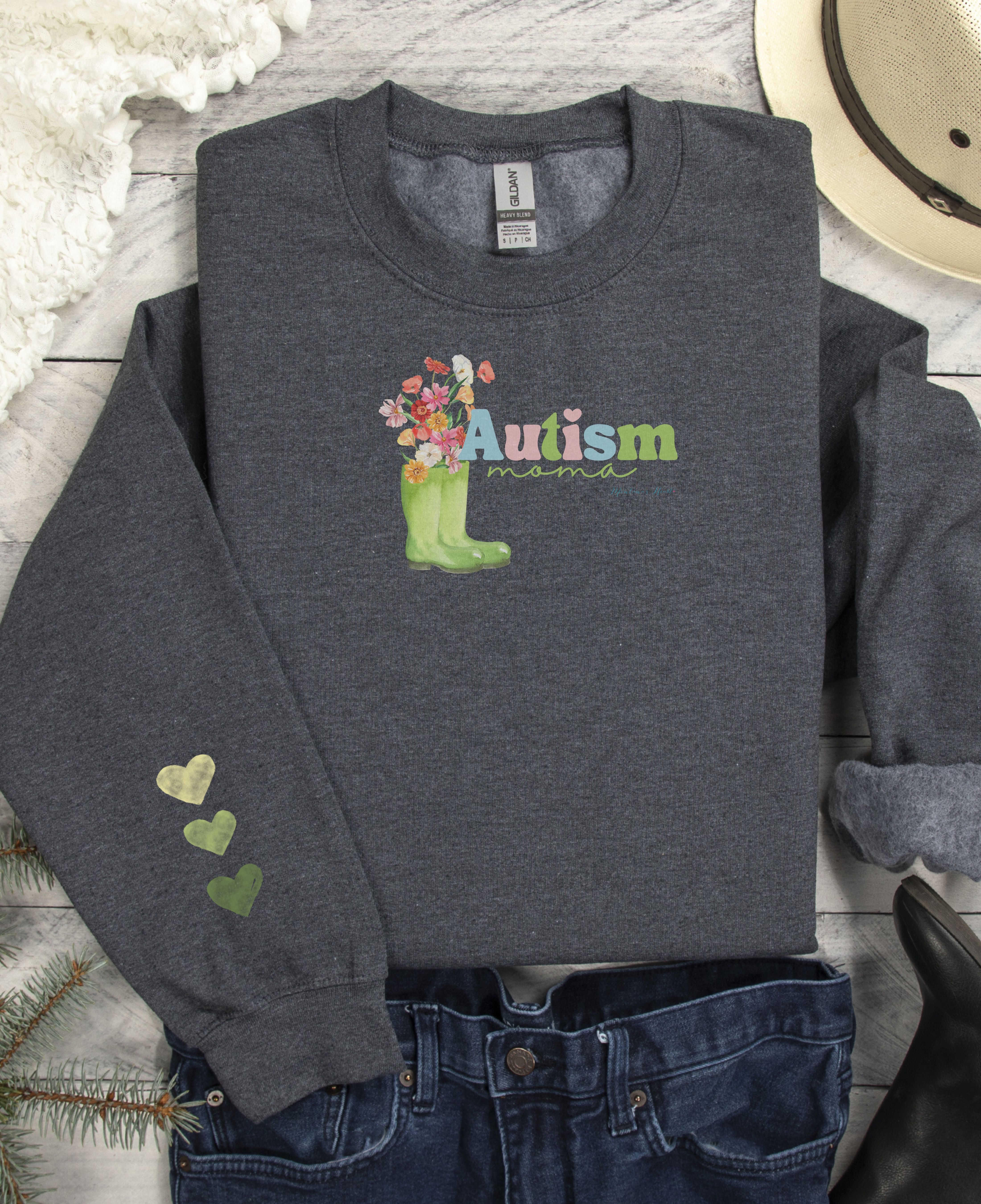 Autism Mama adorable Ladies Sweatshirt