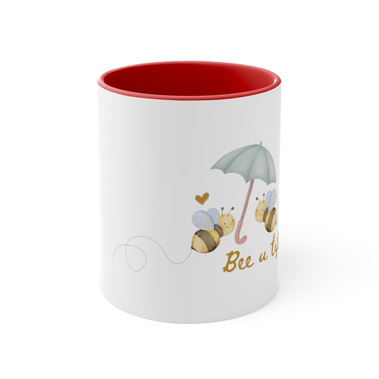 Bee u tiful bumble bee Accent Coffee Mug, 11oz