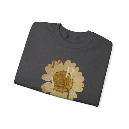Pray my dear and watch mountains move Ladies sweatshirt