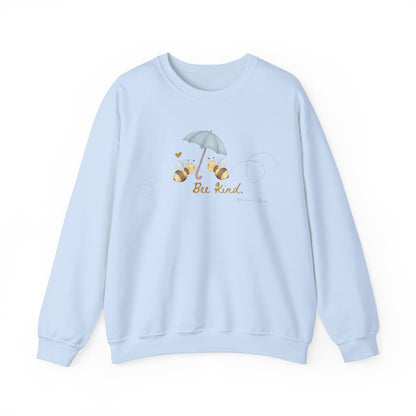 Bee Kind Bumblebee inspired ladies Sweatshirt with bee detail on front and back