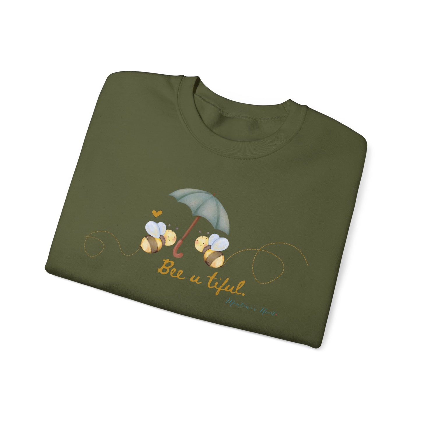 Bee u tiful ladies bumblebee sweatshirt, Ladies unisex sweatshirt