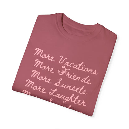 Womens Tshirt for Inspiration Beach Tee Oversized Shirt for Birthday Gift Idea Aesthetic Shirt for Her Summer Vacation Gift Girls Trip Shirt
