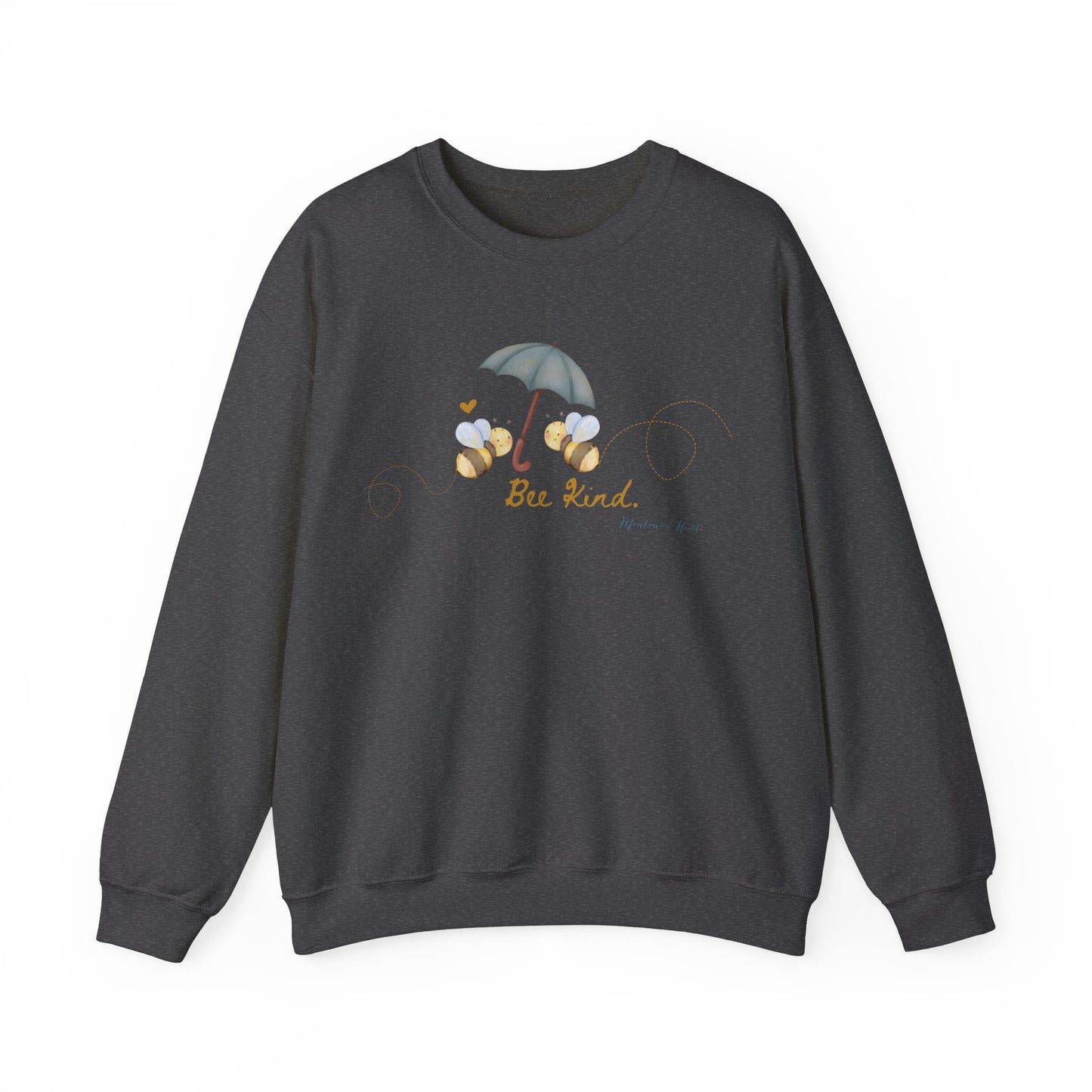 Bee Kind Bumblebee inspired ladies Sweatshirt with bee detail on front and back