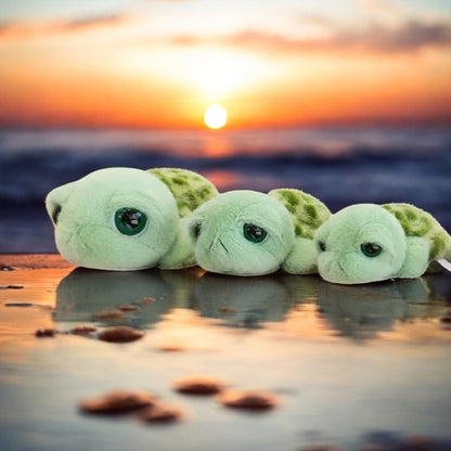 Sea turtle plushie family