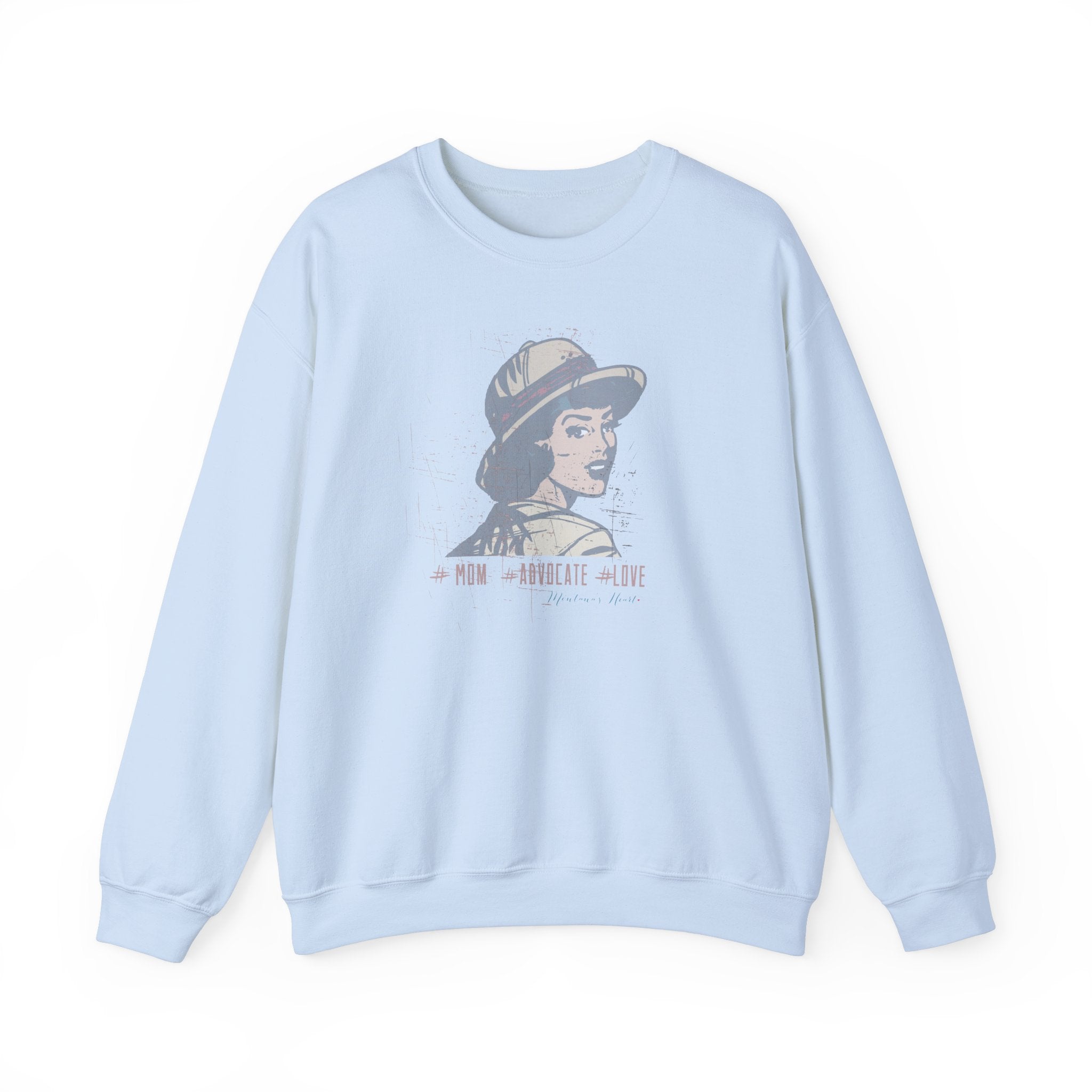 Advocate Mom vintage inspired sweatshirt, ladies sweatshirt unisex