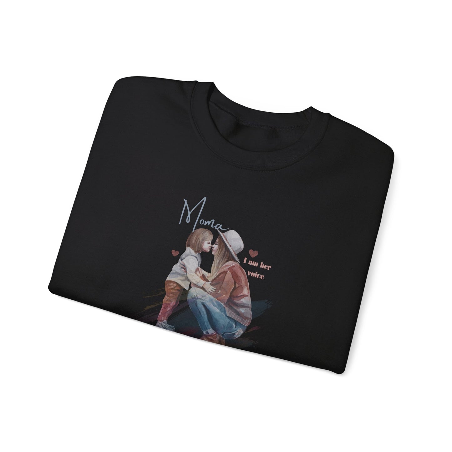 Momma, I am her voice, advocate sweatshirt unisex sweatshirt