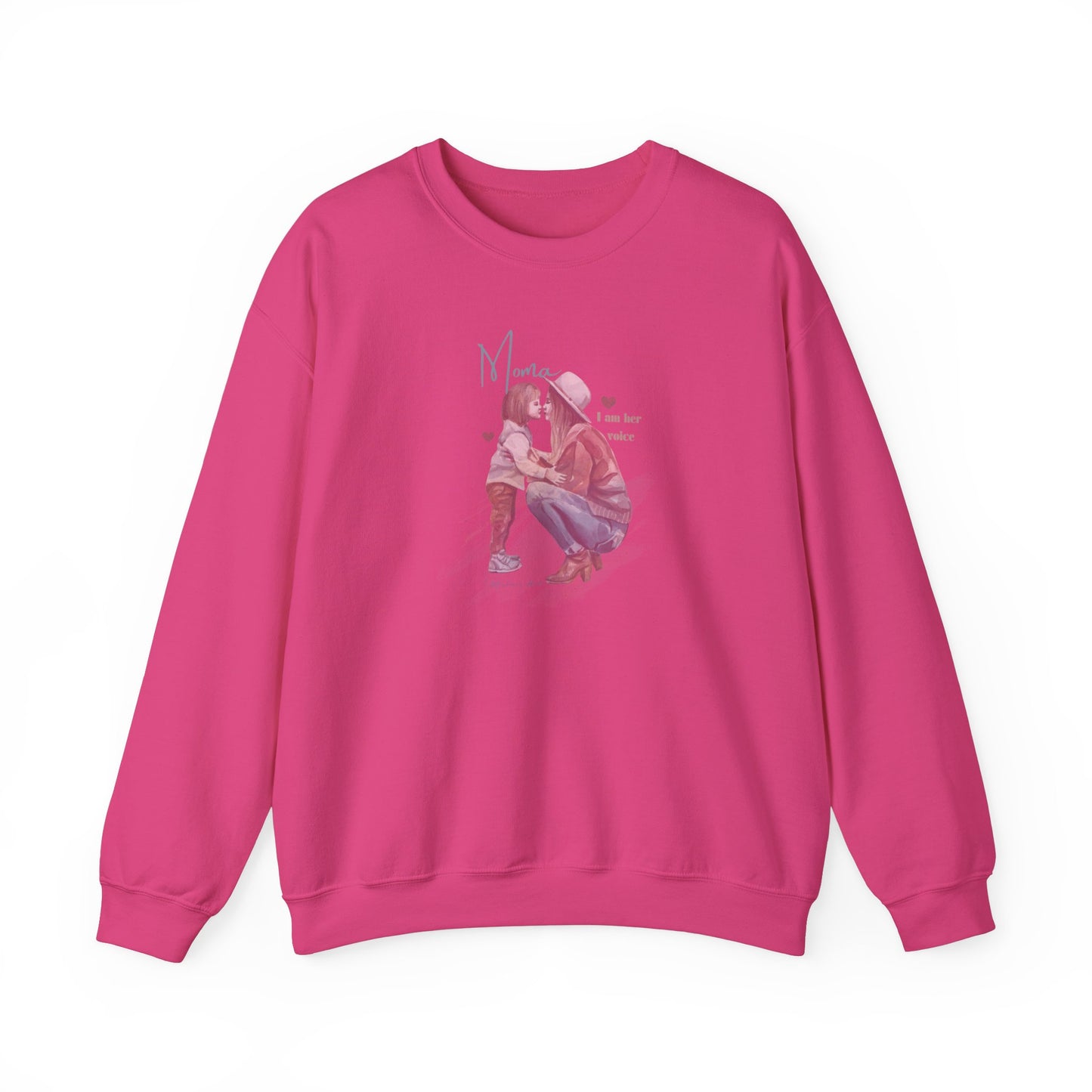 Momma, I am her voice, advocate sweatshirt unisex sweatshirt