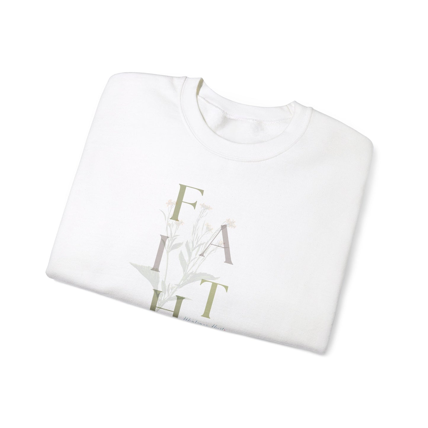 Faith of a mustard seed will move mountains Ladies sweatshirt