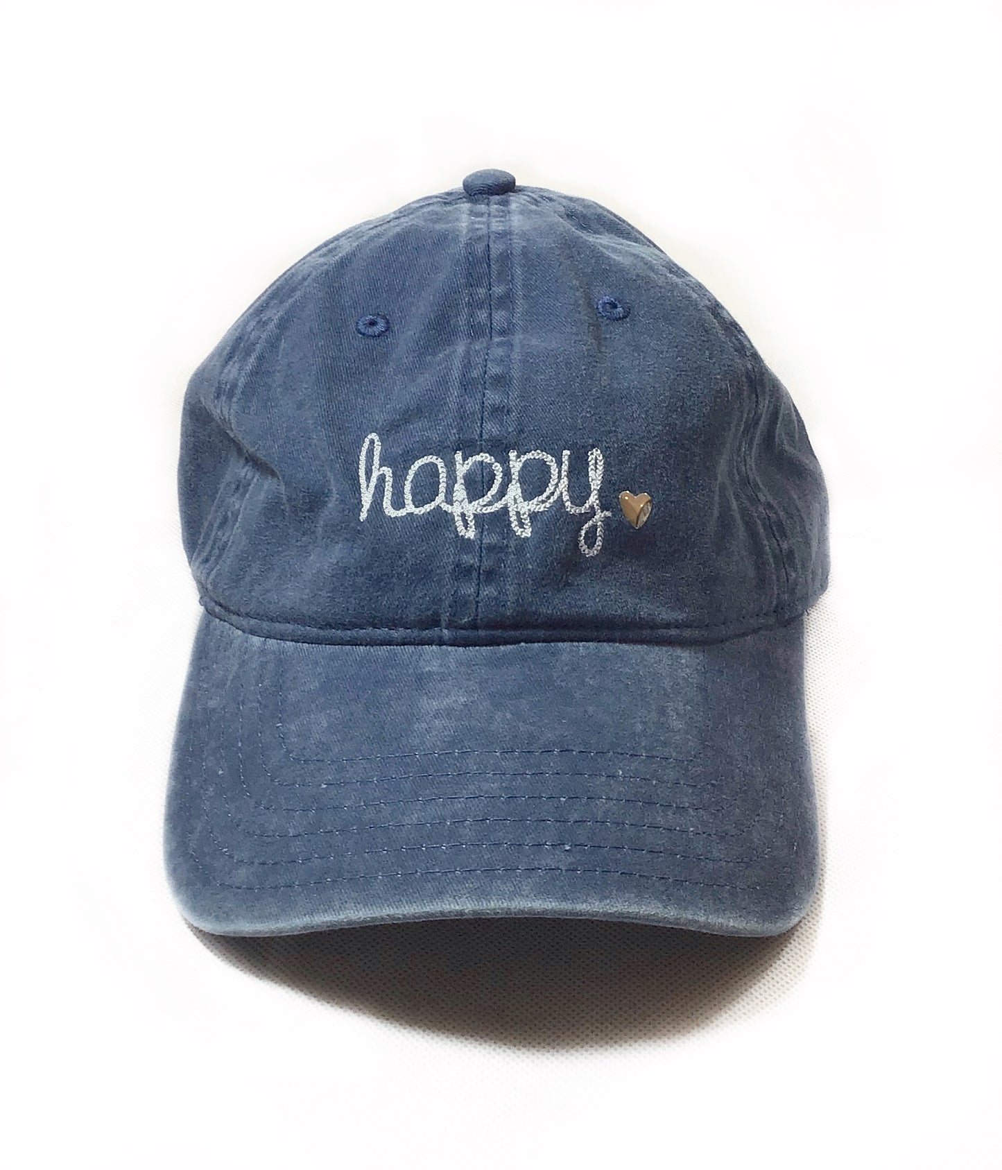 Montana's Heart Happy Cap 6 Panel Low Profile Dad Hat