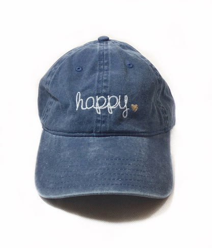 Montana's Heart Happy Cap 6 Panel Low Profile Dad Hat
