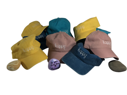 Montana's Heart Happy Cap 6 Panel Low Profile Dad Hat