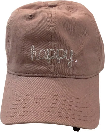 Montana's Heart Happy Cap 6 Panel Low Profile Dad Hat