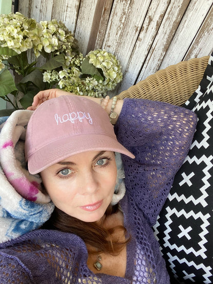 Montana's Heart Happy Cap 6 Panel Low Profile Dad Hat